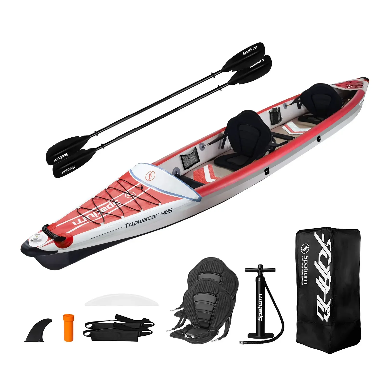 Fishing Kayak Inflatable - Spatium Inflatable Kayak PVC Fishing Boat