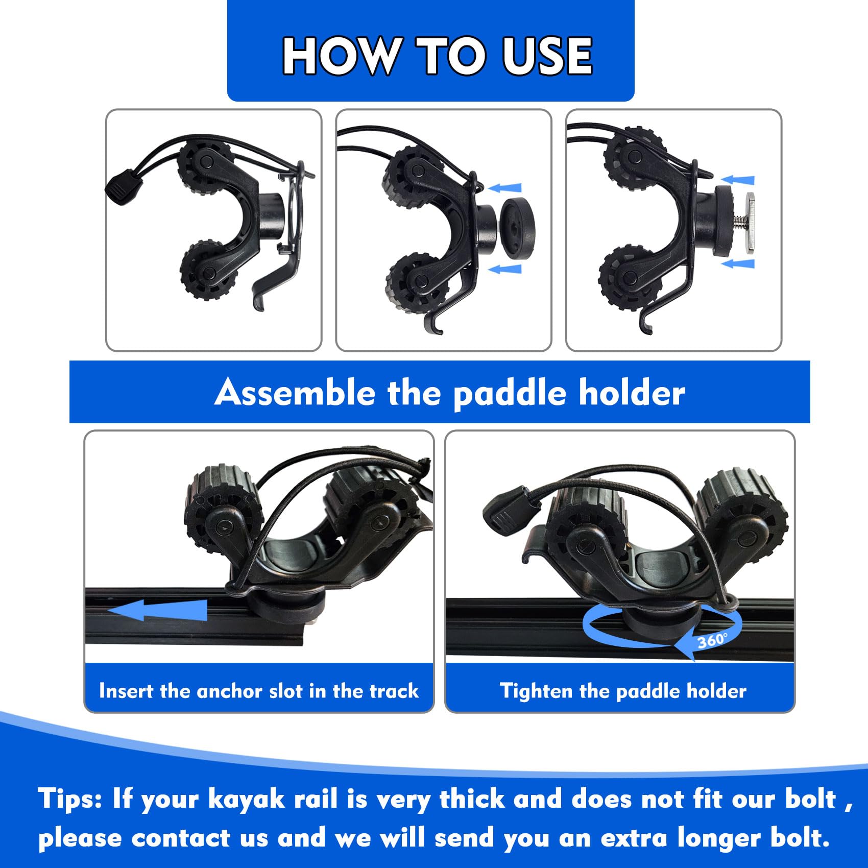 Kayak Rail Paddle Holder Kayak - огляд і ціна Fishing Kayak Anchor