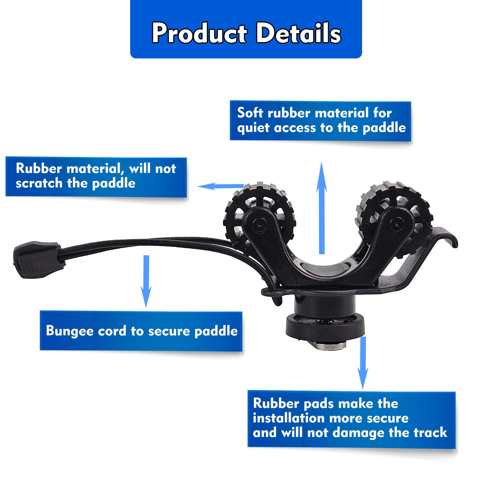 Kayak Rail Paddle Holder Kayak - огляд і ціна Fishing Kayak Anchor