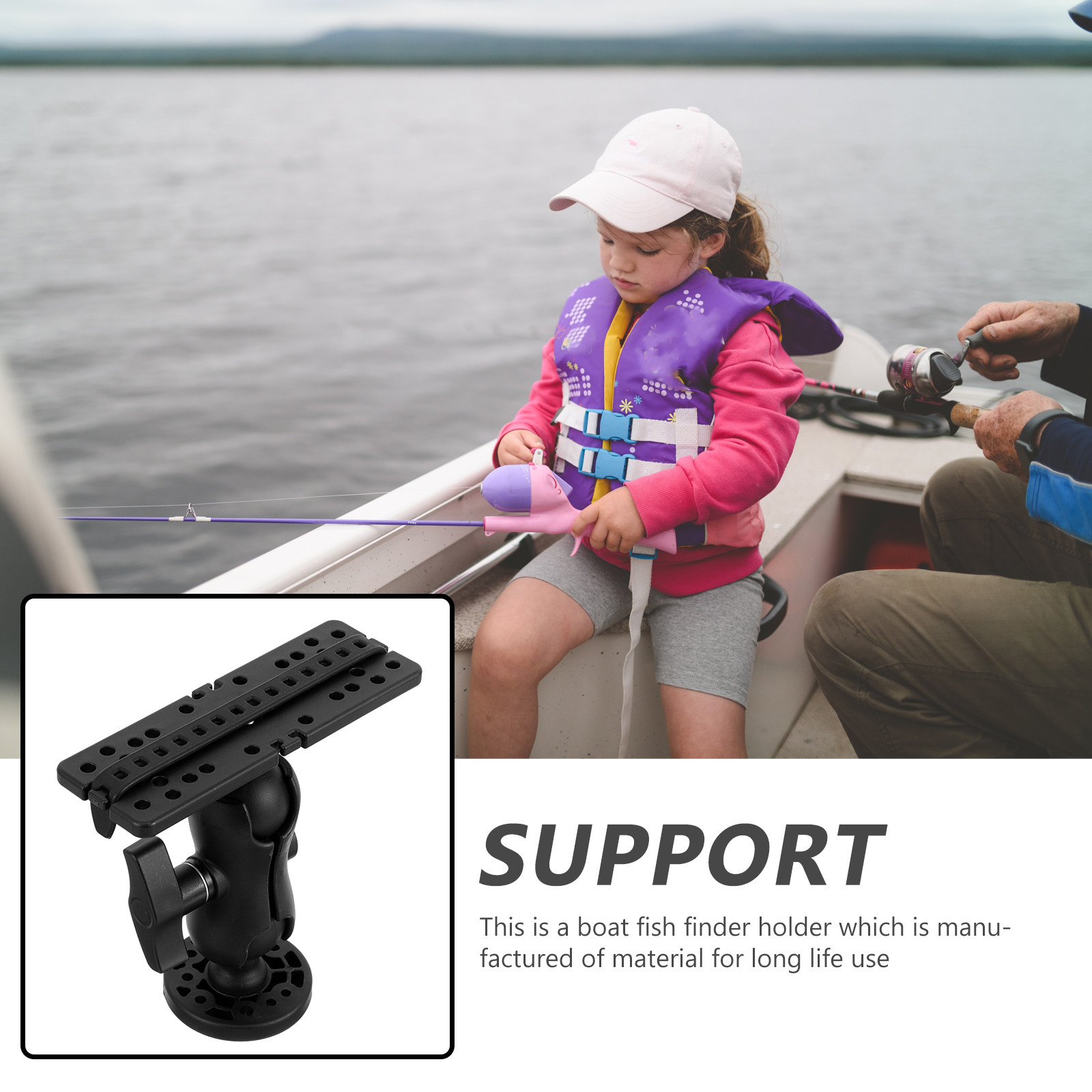 Fish Finder Holder for Boat Ad - огляд і ціна Fishing Kayak Fish Finder Mount